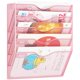 thumbnail image 1 of Organizador de archivos GDINDINFAN rosa 5 bolsillos 38x33x10 cm, 1 of 7