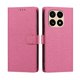 thumbnail image 2 of Funda Cartera de PU para Xiaomi 15T con Tarjetas, Rojo Rosa, 2 of 6