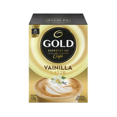 Café Latte Vainilla Caja 136 Gr Gold