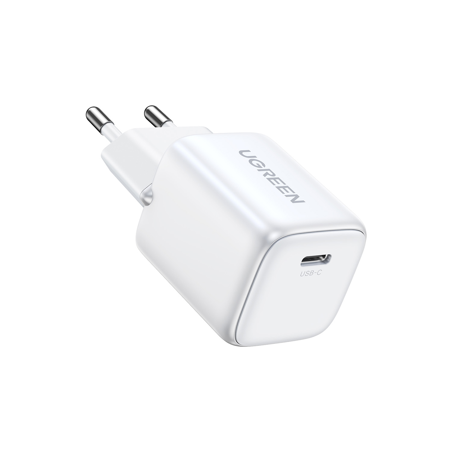 Ugreen - Cargador 20W Mini Nexode Gan Blanco Cd318-15324