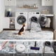 thumbnail image 5 of Alfombra Area Jinchan, lavable, vintage, 240 x 300 cm, chenilla gris, 5 of 8