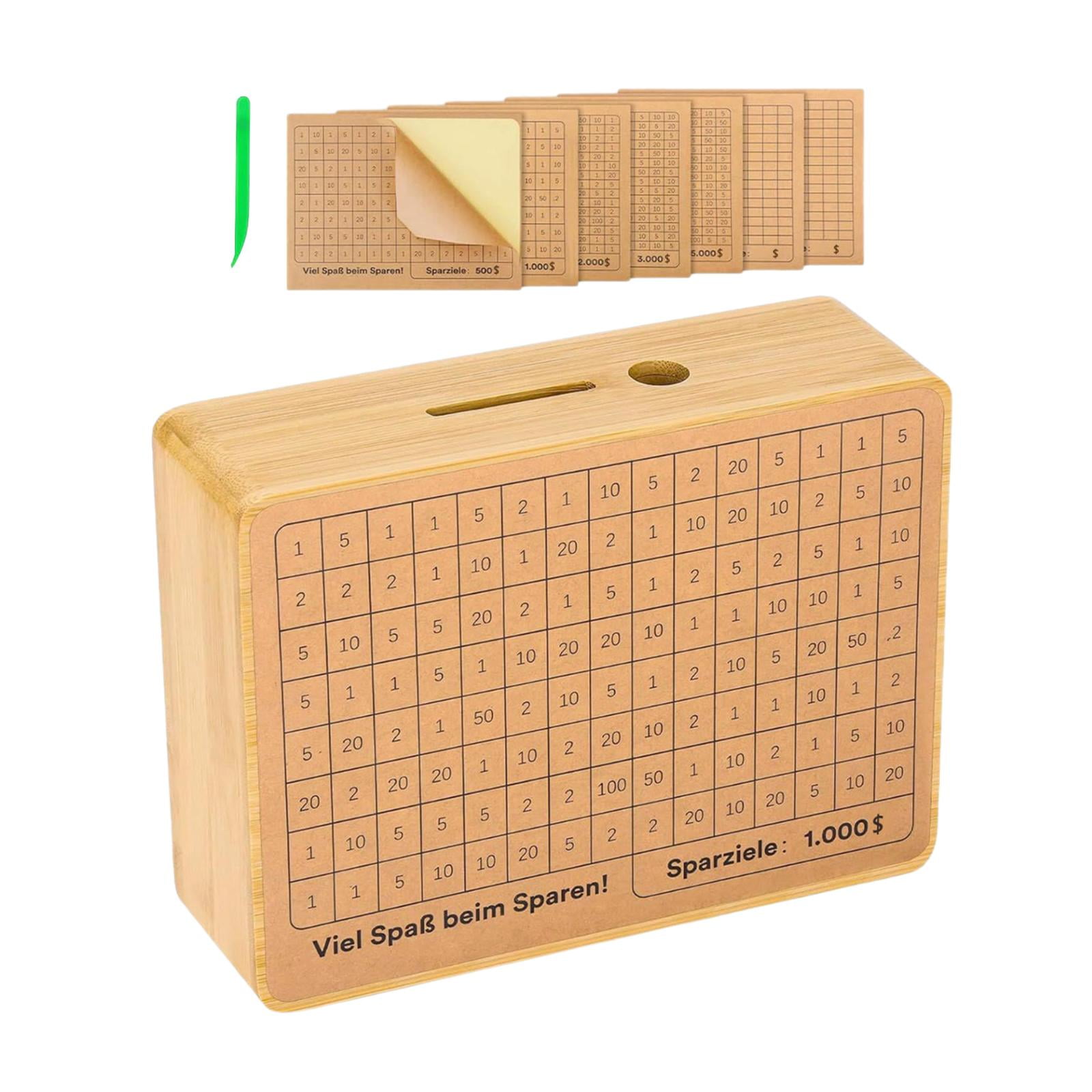 Magideal - Tarro Para Ahorrar Dinero, Hucha, Decoración Del Hogar, Caja De Dinero Para Desarrollar El Hábito De Ahorrar, Caja Para Guardar Dinero, Banco Para