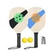 thumbnail image 4 of Pickleball Wood Paddle Set Raqueta Para Principiantes Durable 2 Palas 2 Pickle Balls Estilo C, 4 of 5