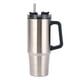 thumbnail image 1 of 1pc 40oz Straw Tumbler, Reusable Vacuum Tumbler With Straw, Insulated Double Wall Stainless Steel Cup Handle And Vacuum Flask, Handy Cup, Teacher Appreciation Gifts, 1 of 3