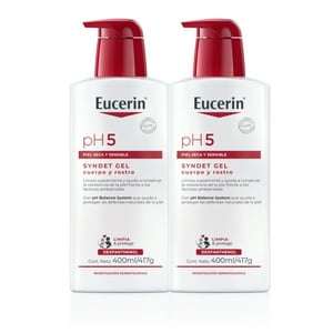 Eucerin Pack 2X Jabon Syndet Gel Ph5 400Ml