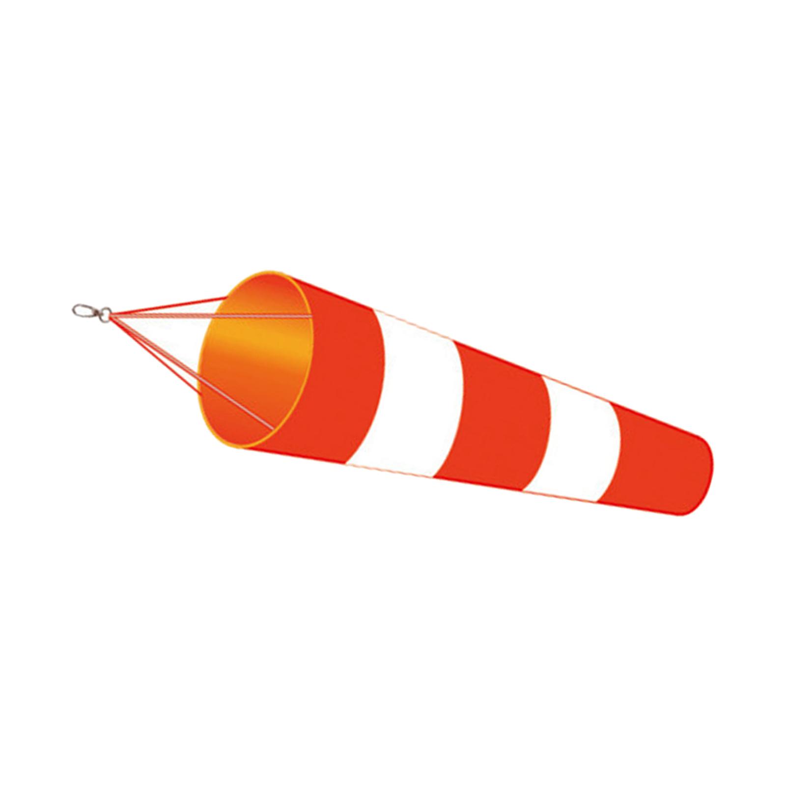 Ioensy - Bolsa De Calcetín De Viento De 200 Cm Arco Iris Moda Ojal Colgante Parque Impermeable Rojo Y Blanco