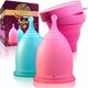 thumbnail image 1 of Set de 2 copas menstruales TALISI con copa esterilizadora de silicona, 1 of 9