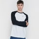 thumbnail image 3 of Polera Hombre Manga Larga Raglan Negro Corona, 3 of 5