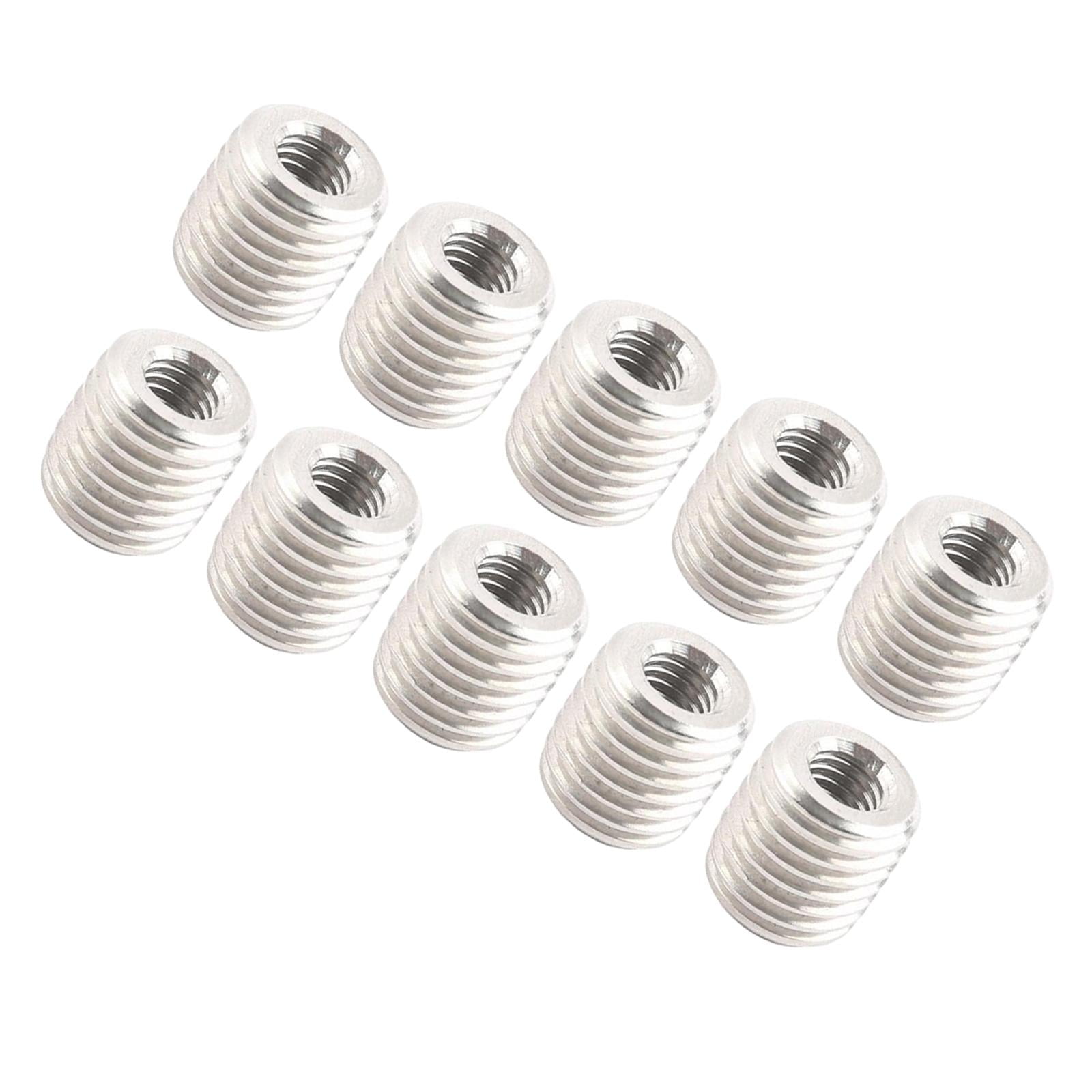 Ioensy - 10 Uds M8 A M6x1mm Accesorio Adaptador De Rosca Conector De Tubo De Tornillo Resistente De 10mm