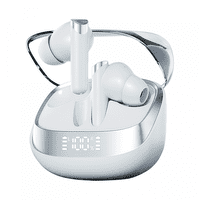 Aaronmei Auriculares Traductor De Idiomas Ai Bluetooth 5.3 Inalámbricos Blanco