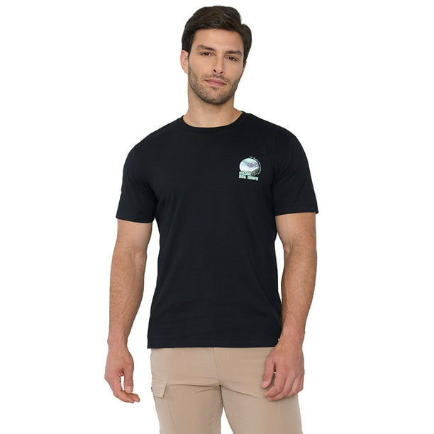 Polera Outdoor Hombre Fun Color Negro Corona