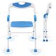 thumbnail image 1 of Silla de Ducha Plegable Ajustable H-Brotaco 15-18 cm, 1 of 7