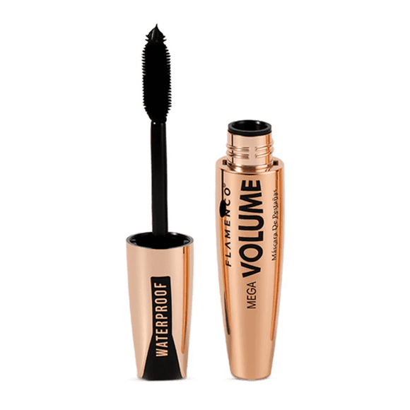 Mascara De Pestañas Flamenco Mega Volumen Waterproof M02