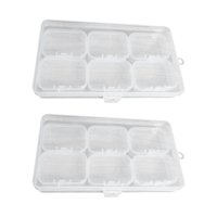 Magideal - Organizador De Cuentas De Joyería, Cajas De Almacenamiento De Plástico, Mini Almacenamiento Artesanal Transparente Para Artículos Pequeños, Anillos De 55 Cm X 4 Cm X 2 Cm