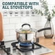 thumbnail image 3 of Cacerola Cook N Home de 1 L con Tapa de Acero Inoxidable, 3 of 6