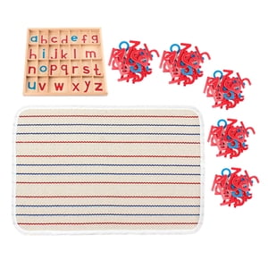 Bothyi - Letras De Madera Montessori, Alfabeto Móvil Para Regalos Navideños De 3, 4 Y 5 Años, 5 Paquetes De Letras