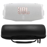 Altavoz Portátil Jbl Charge 6 Resistente Al Agua Con Funda Gsport Blanca