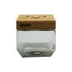 thumbnail image 1 of Contenedor De Sal Vidrio Tapa Bamboo, 1 of 2