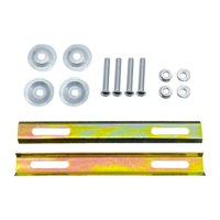 Magideal - Soportes De Montaje Para Cestas De Motocicleta Con Tornillos Y Tuercas Soportes De Cesta Profesionales Fabricados En Chapa Metálica Para Cestas Traser