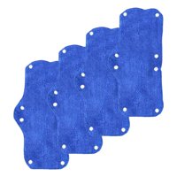 Ioensy - 4 Uds, Gorro Duro, Banda Para El Sudor, Paño De Rizo, Reutilizable, Disipador De Calor, Azul