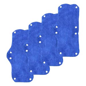 Ioensy - 4 Uds, Gorro Duro, Banda Para El Sudor, Paño De Rizo, Reutilizable, Disipador De Calor, Azul