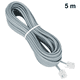 thumbnail image 2 of Cable telefónico a extensión telefónica modular macho, cable telefónico con conector RJ11 estándar y acopladores de línea., 2 of 8