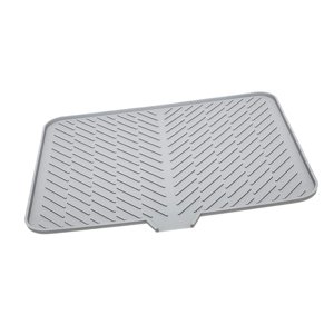 Magideal - Alfombrilla Para Secar Platos Almohadilla Higiénica Para Secar Platos Alfombrilla Para Escurrir Platos Fácil De Limpiar Alfombrilla Para Escurrir Almo Gris