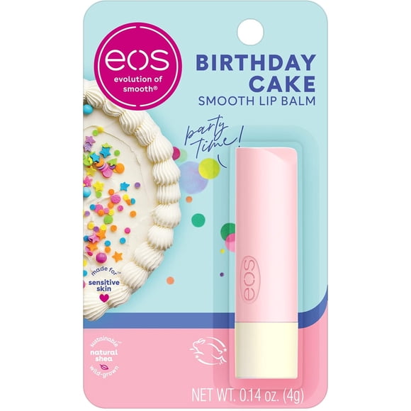Bálsamo Labial eos Birthday Cake 4g Karité Natural