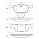 thumbnail image 2 of Pastillas Freno para auto BMW 220i 2014-2021 Trasero, 2 of 4