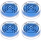 thumbnail image 1 of 4 niveles de burbuja redondos de 32 x 12 mm, mininiveles circulares de ojo de buey, marcados en grados para nivelar cámaras, trípodes, telescopios, mesa giratoria de taller, azul, 1 of 6