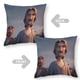 thumbnail image 2 of EL REY DE REYES Fundas de almohada de terciopelo con tema, regalos de funda de almohada, decoración para el hogar, cojín de lanzar, regalo de cumpleaños para fans y parejas.56*56cm., 2 of 6
