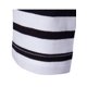 thumbnail image 5 of INSPIRE CHIC Camiseta de Hombre Cuello Redondo a Rayas de Manga Larga Pullover Top 38 Negro y Blanco, 5 of 8