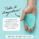 thumbnail image 3 of Copa Menstrual Casco Cup Mini - Cérvix bajo, 3 of 7