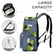 thumbnail image 4 of Pepinillo-theme Backpack, Campus style schoolbag Bookbag with Adjustable Shoulder Straps And Large Zip Compartment, Unisex Travel Bags.42x30x15cm, 4 of 6