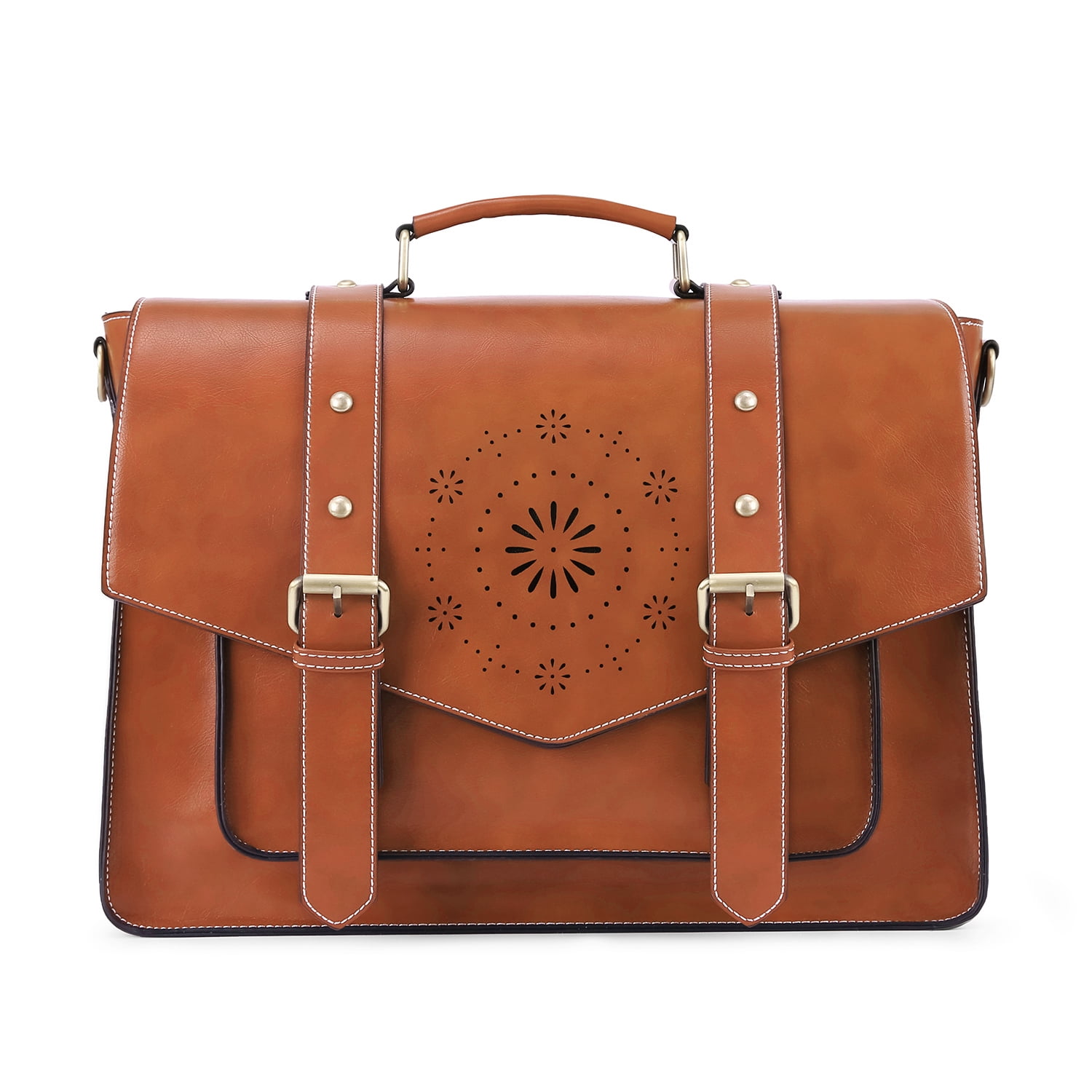 Ecosusi - Maletín & Mochila Classic Para Laptop 15.6- Camel