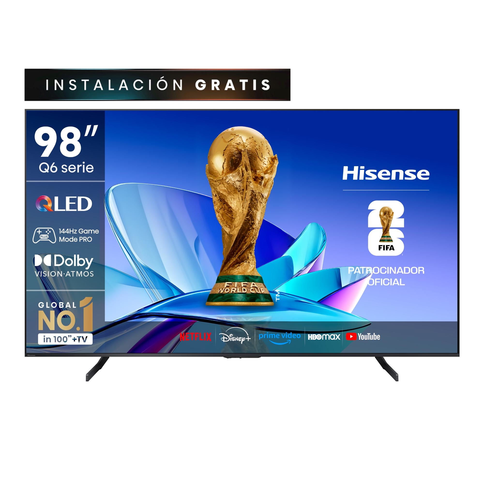 Televisor 98"" Qled 4K Uhd 98Q6Qg Smart Tv Hisense