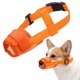 thumbnail image 1 of Bozal para Perros Uxcell, Bozal de Malla Suave Ajustable Anti Mordeduras (Naranja, L), 1 of 7