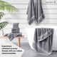thumbnail image 3 of Juego De Toallas De Baño Luxury Grey Algodón 16 Piezas 600 G M², 3 of 9