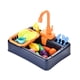 thumbnail image 2 of Juego De Juguetes Para Fregadero De Cocina De Simulación Juego De Verduras Cortadas Grifo De Agua Simulado Azul, 2 of 3