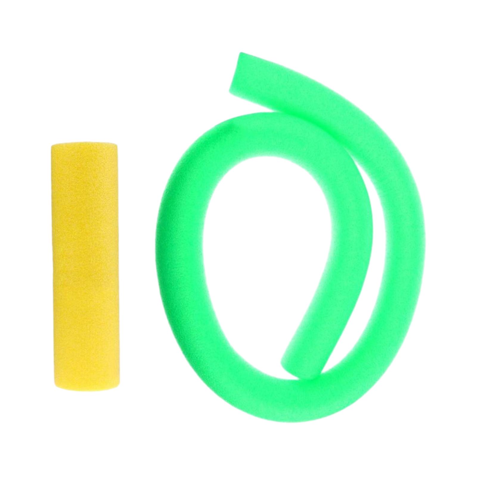 Magideal - Fideos Flotantes Para Piscina, Fideos Para Piscina, Flotadores De Juego De Agua De 59 Pulgadas, Tubo Redondo De Espuma Con Junta De Conexión Para Niño Hueco Verde