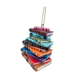 Magideal - Pila De Libros, Adornos Navideños, Libros Colgantes, Regalos Navideños Para Festivales, Libros, Decoración De Lectura, Decoración Para Fiestas En El