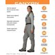 thumbnail image 2 of Vadeador FROGG TOGGS para mujer Canyon Stockingfoot, 2 of 7