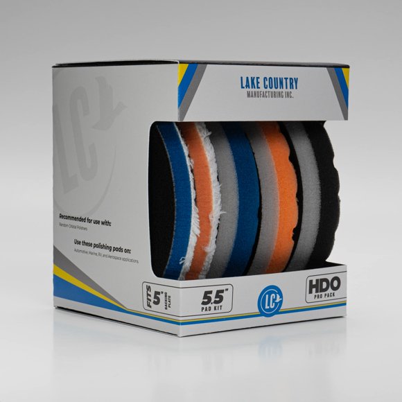 Juego de 5 almohadillas de pulido Lake Country 14 cm HDO‑CCS