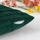 thumbnail image 4 of FUNDAS DE COJÍN DE TERCIOPELO GRUESO A RAYAS REGALWOVEN, 2 PIEZAS DE FUNDAS DE COJÍN CON FRENTE PLISADO PARA OFICINA Y HOGAR VERDE 20 x 20 PULGADAS, 4 of 6