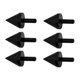 thumbnail image 3 of 6 Unids 5mm Tornillos De Parabrisas De Motocicleta Universal Tornillos De Punta Tuercas Negro, 3 of 5