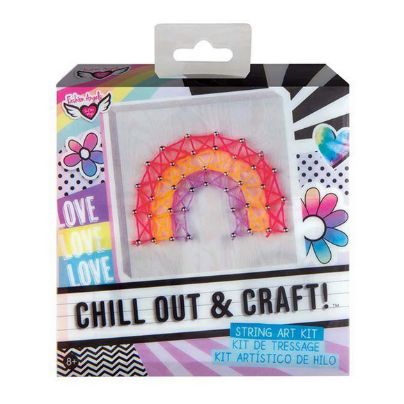 Manualidad Con Hilos Colores Arcoiris Juguetes Fashion Angel