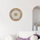 thumbnail image 2 of Circulo Decoración De Mimbre Para Pared Casa Terraza Mediano blanco Tamano Unico, 2 of 8