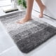 thumbnail image 1 of suxuMhao Tapetes de Baño, Tapete de Baño Gris Degradado Antideslizante Absorbente Suave, 31.5 X 47.2 Inch Paquete de 4, Tapete de Piso Lavable, Tapete de Piso Práctica para el Hogar para Baño y Uso, 1 of 3