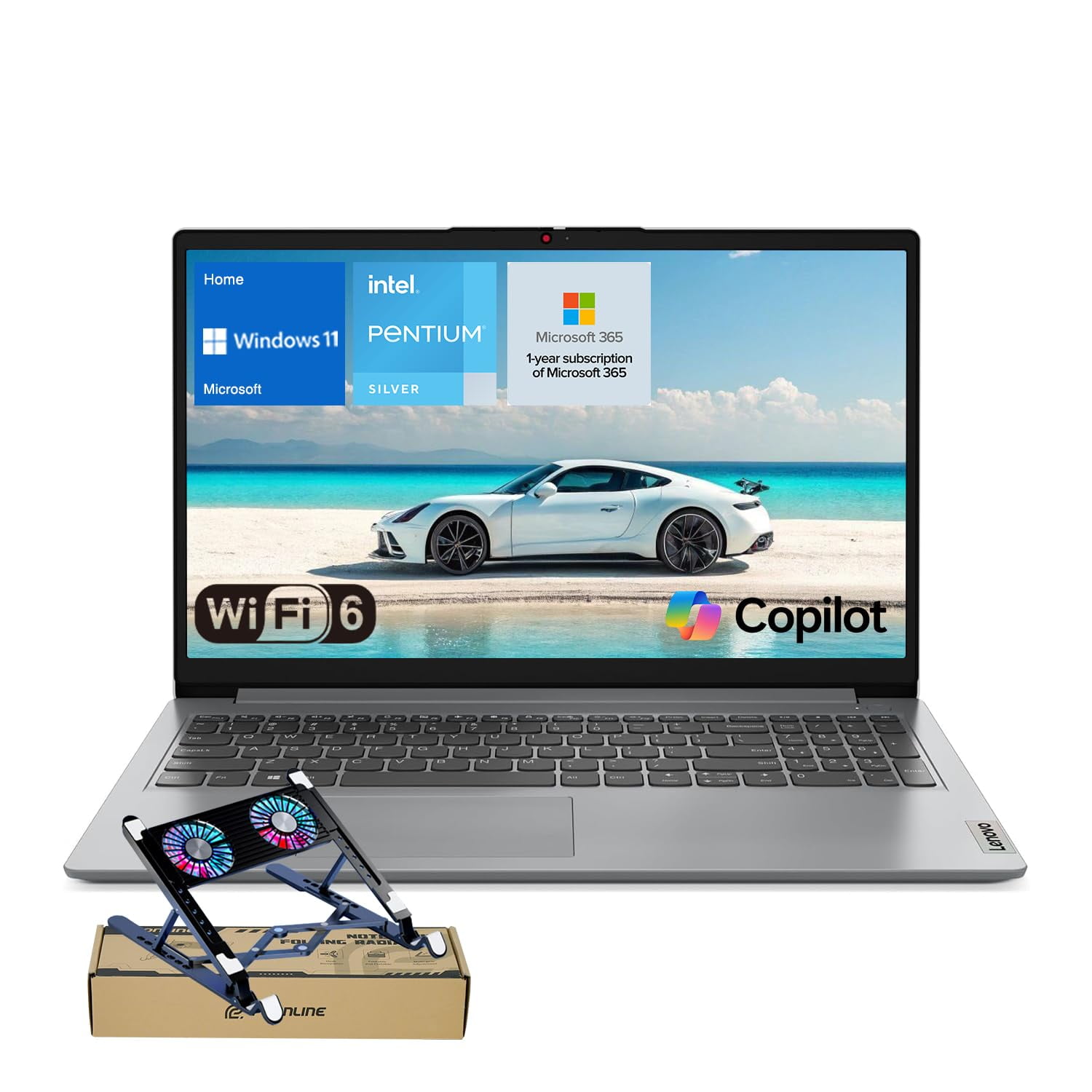 Ordenador Portátil Lenovo Ideapad 2025 Home 15 15.6 Pulgadas Fhd 8 Gb Ram 128 Gb