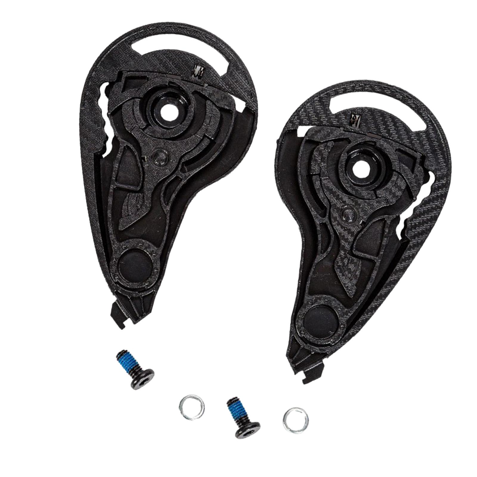 Magideal - 2X Piezas De Montaje De La Base Del Casco De La Base Del Protector Del Casco Para Axxis Gecko Sv